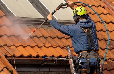 Démoussage et hydrofuge de toiture à Nandy